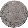 Купить Испания 2 реала 1789 Король Карл IV, знак монетного двора "M" - Мадрид