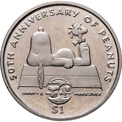 купить Ниуэ 1 доллар 2000 "50 лет комиксу Peanuts"
