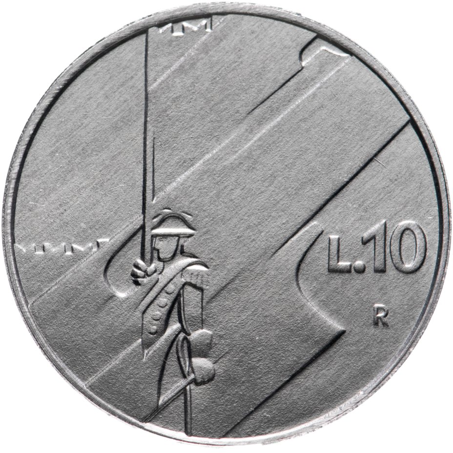 купить Сан-Марино 10 лир (lire) 1990 "Шестнадцать веков истории"