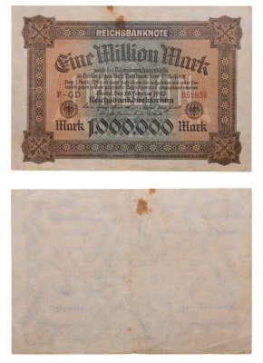 купить Германия 1000000 марок 1923