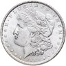 Купить США 1 доллар (dollar) 1886 Доллар Моргана Без отметки монетного двора , в слабе Монетник.ру MS61