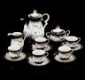 Купить Сервиз кофейный "Дракон" на 5 персон (13 предметов), фарфор, бисквит, роспись, люстр, золочение, Япония, 1950-1970 гг.