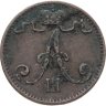 Купить 1 пенни (penni) 1883 монета для Финляндии