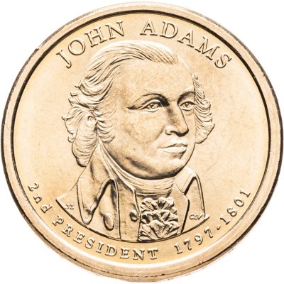 купить США 1 доллар (dollar) 2007 P "Джон Адамс (2-й президент США)"