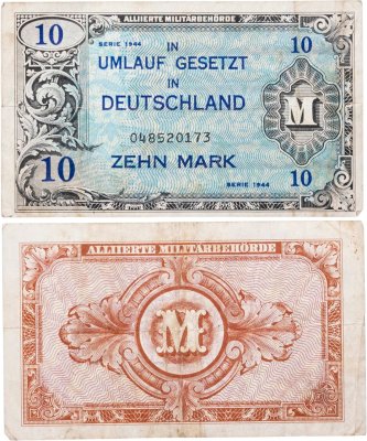 купить Германия 10 марок 1944