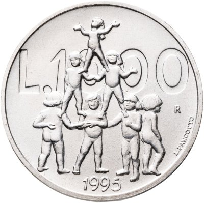 купить Сан-Марино 1000 лир (lire) 1995 "Детская пирамида"