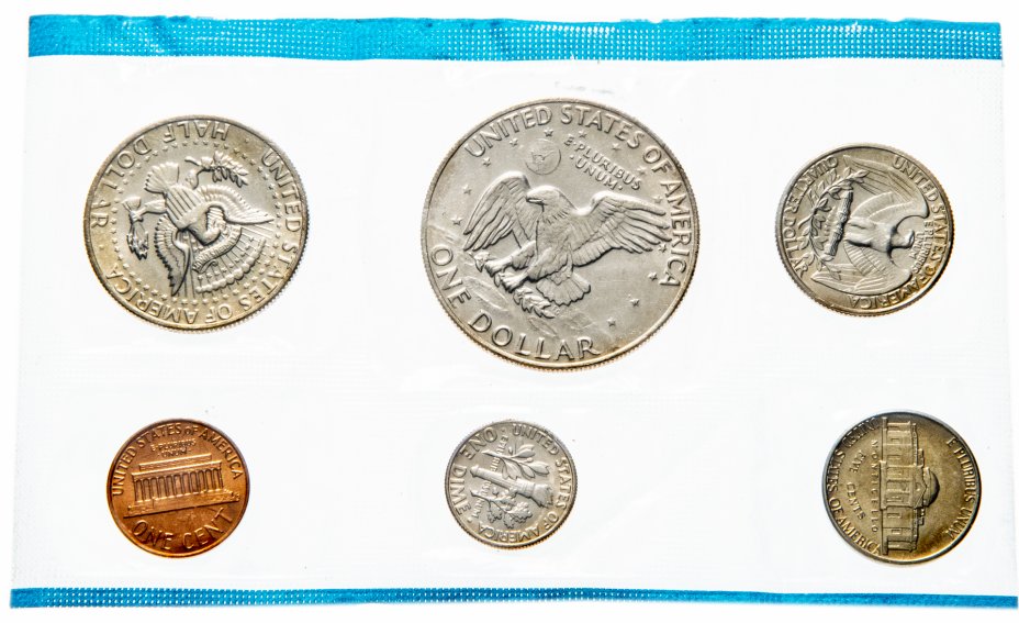 купить США годовой набор 1977 "P" (5 монет + жетон)
