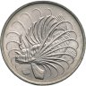 Купить Сингапур 50 центов (cents) 1980 крылатка-зебра