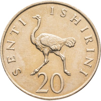 купить Танзания 20 центов (cents) 1982