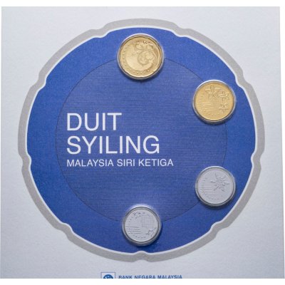 купить Малайзия - годовой набор 5, 10, 20 и 50 сен 2011 (4 штуки, Цветы) Буклет Цетральный Банк Малайзии