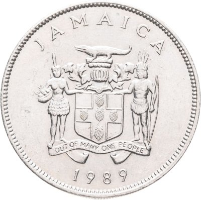 купить Ямайка 25 центов (cents) 1989