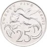 Купить Ямайка 25 центов (cents) 1989