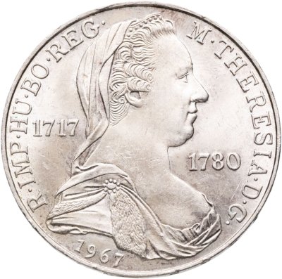 купить Австрия 25 шиллингов (shillings) 1967 "250 лет со дня рождения Марии Терезии"