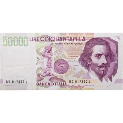 купить Италия 50000 лир 1992 (Pick 116с)