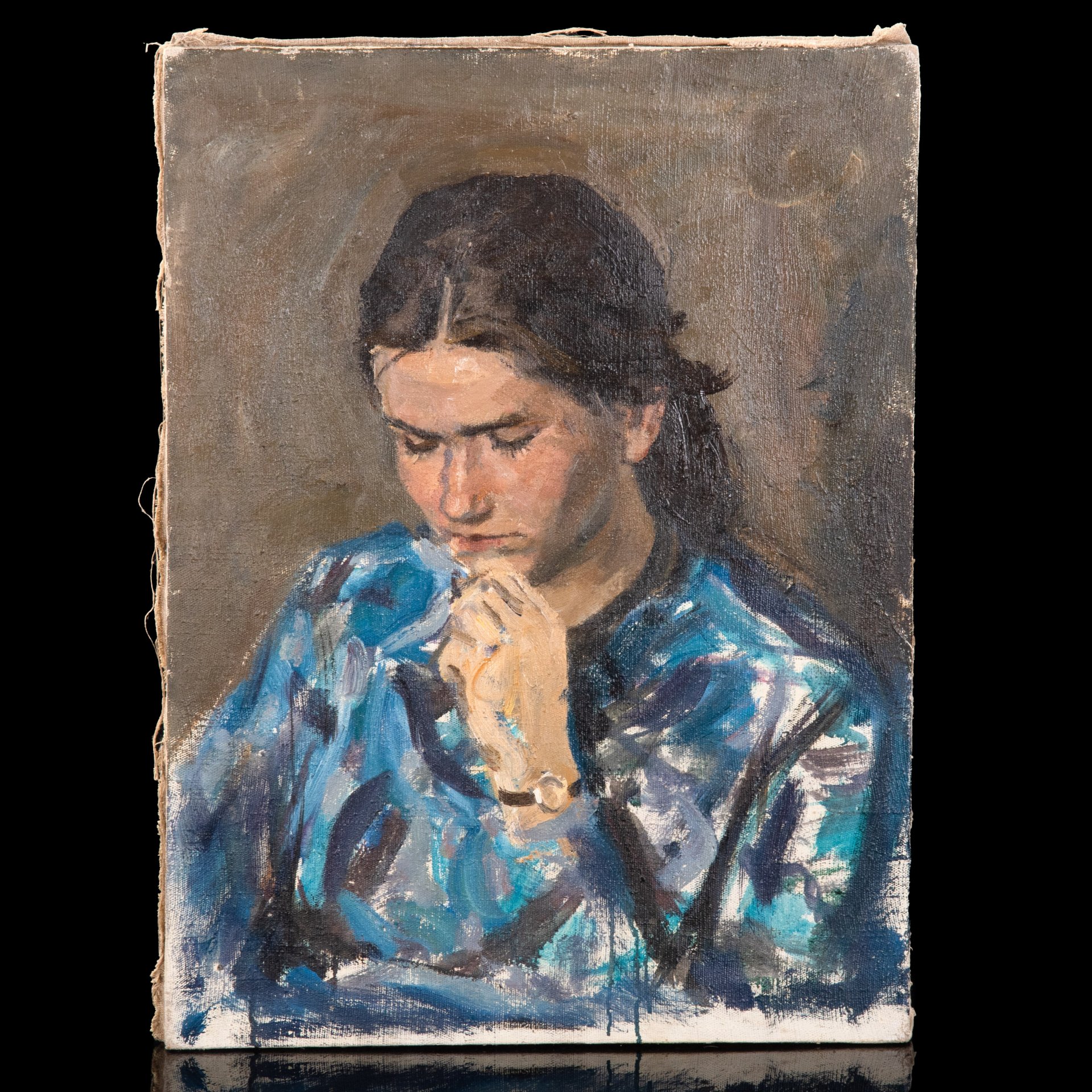 Картина "Студентка", художник Репин Николай Никитович (1932-2023 гг ...