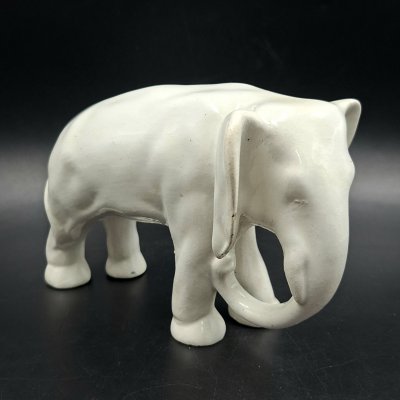 купить Статуэтка "Слон", фаянс, глазурь, Кировский фаянсовый завод, СССР, 1940-1960 гг.