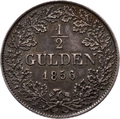 купить Нассау 1/2 гульдена 1856