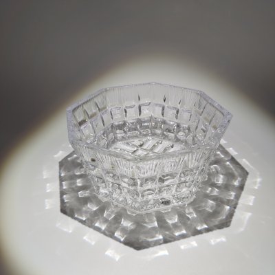 купить Конфетница(салатник) с рельефным декором, хрусталь, СССР, 1970-1990 гг.