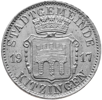 купить Германия, Китцинген 50 пфеннигов 1917