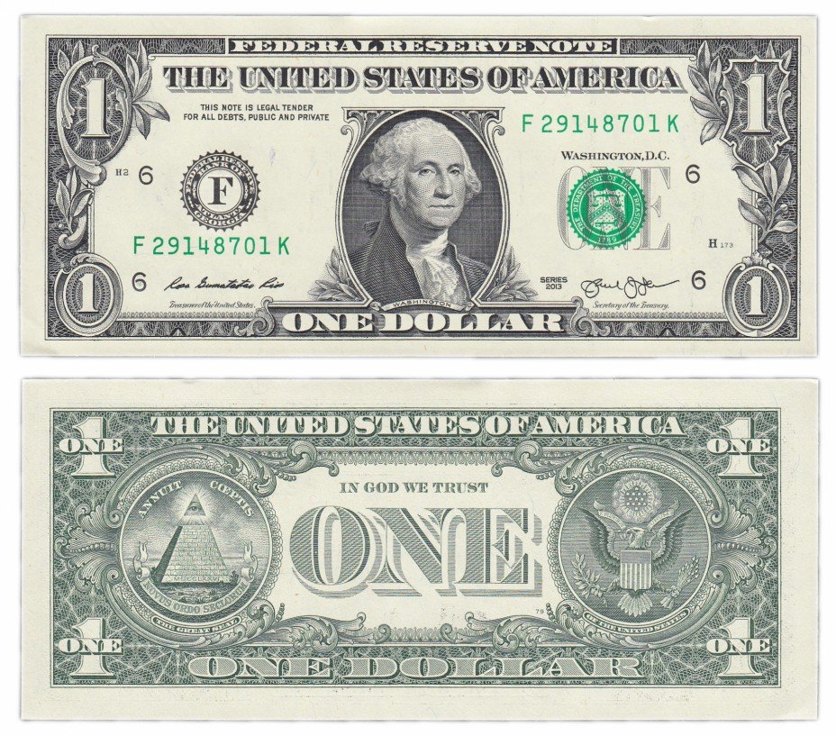 купить США 1 доллар 2013
