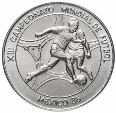 купить Куба 1 песо (peso) 1986 "Чемпионат мира по футболу 1986, Мексика"