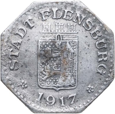 купить Германия, Фленсбург 10 пфеннигов 1917