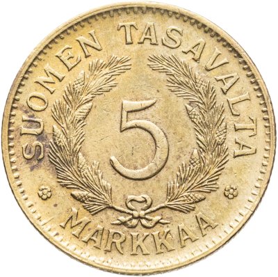 купить Финляндия 5 марок (markkaa) 1948