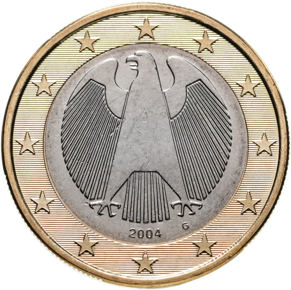 купить Германия 1 евро 2004 Двор G