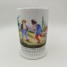 Купить Кружка с изображением забавной сценки, фарфор, роспись, Франция, 1930-1970 гг.