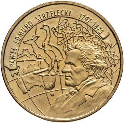 купить Польша 2 злотых (zlote) 1997 Польские путешественники - Павел Эдмунд Стшелецкий (1797 - 1873)