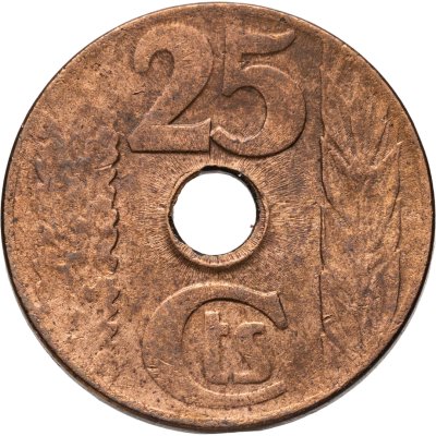 купить Испания 25 сентимо (centimos) 1938