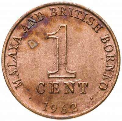 купить Малайя и Британское Борнео 1 цент (cent) 1962