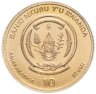 Купить Руанда 10 франков 2018 Горная горилла