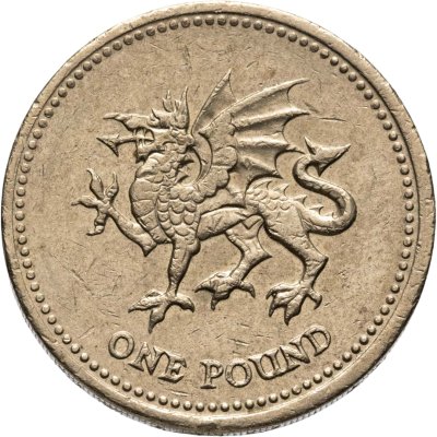 купить Великобритания 1 фунт (pound) 2000 "Дракон"