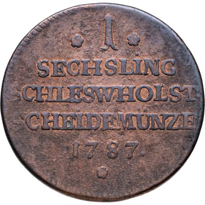 купить Шлезвиг-Гольштейн 1 сехслинг 1787