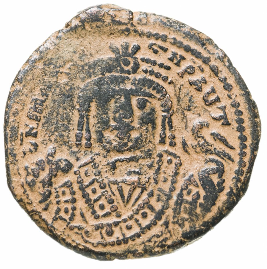 купить Византийская империя, Маврикий Тиберий, 582-602 годы, фоллис.