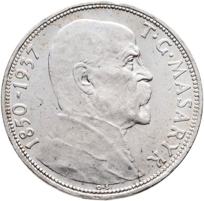купить Чехословакия 20 крон (korun) 1937 "Смерть Томаша Масарика"