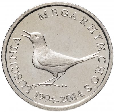 купить Хорватия 1 куна 2014 "20 лет национальной валюте"