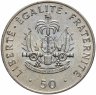 Купить Гаити 50 сантимов 1991 Шарлемань Перальт