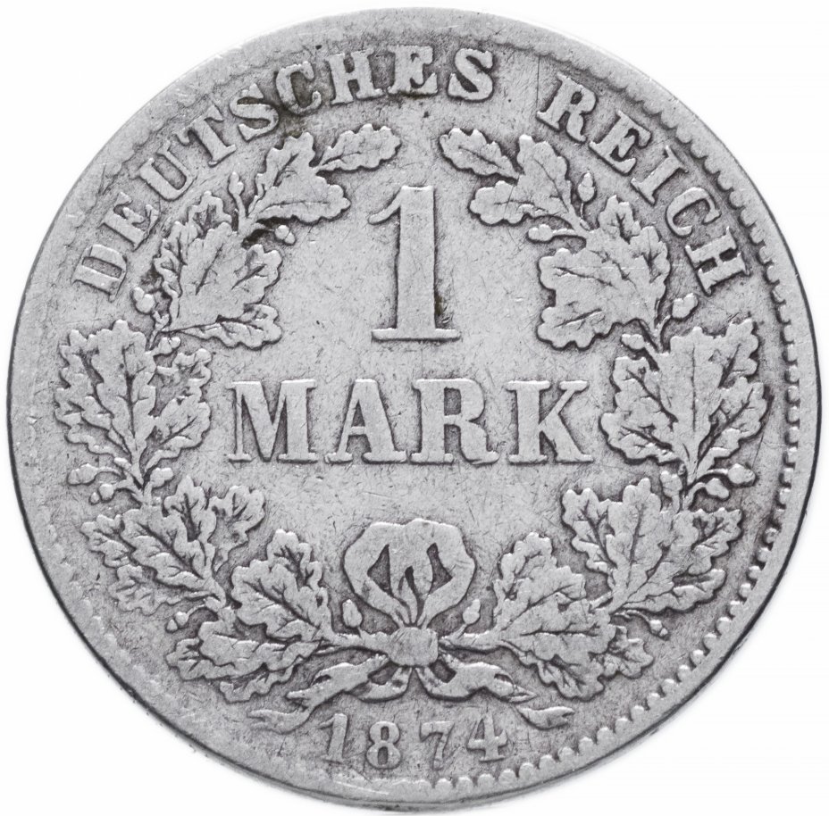 купить Германия (Германская Империя) 1 марка 1874 "D"