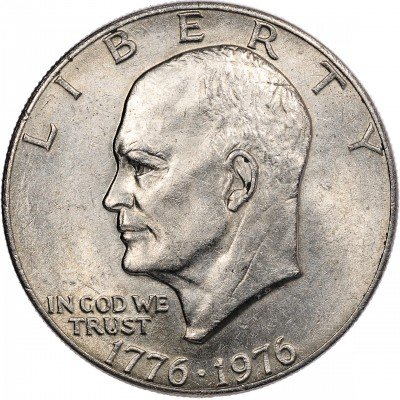 купить США 1 доллар 1976 "200 лет независимости США" без знака монетного двора (P)