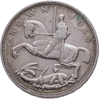 купить Великобритания 1 крона (crown) 1935 "25 лет правления Короля Георга V"