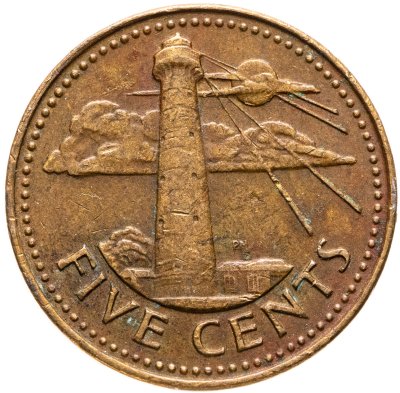 купить Барбадос 5 центов (cents) 1979