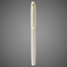 Купить Перьевая ручка Parker IM Professionals Monochrome Champagne, перо: F, цвет чернил: Blue, в подарочной упаковке., Покрытия: PVD-покрытие, лак, латунь, позолота, сталь, 2026 г.