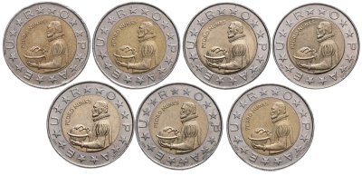 купить Португалия набор из 7 монет 100 эскудо 1989-2000