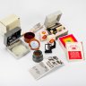 Купить Набор аксессуаров для винтажных фотоаппаратов Polaroid, бумага, печать, полимерные материалы, металл, кожа, стекло, Polaroid, США, 1960-1980 гг.