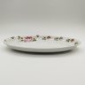 Купить Блюдо овальной формы, украшенное изображением розы, Porcelit Pruszków, фарфор, деколь, Польша, 1956-1970 гг.