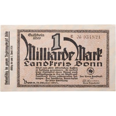 купить Германия 1000000 (1 миллион) марок 1923