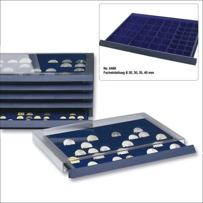 купить Бокс Stapelelement Mix SAFE 6468 на 52 монеты разных диаметров (SAFE, Германия)