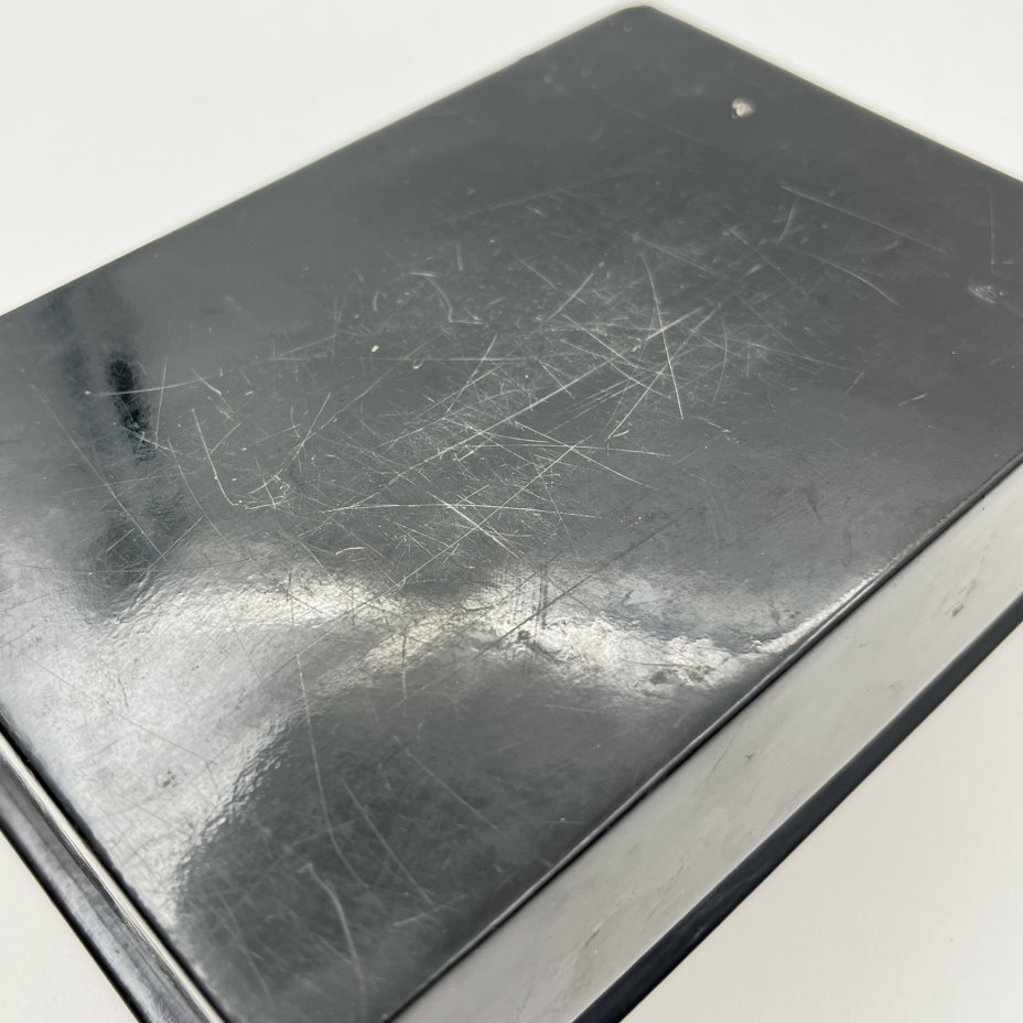 купить Шкатулка лаковая "Утро в сосновом лесу", художник А.Морозова, папье-маше, роспись, лак, письмо "по-сквозному", Федоскинская фабрика миниатюрной живописи (Федоскино), СССР, 1978 г.